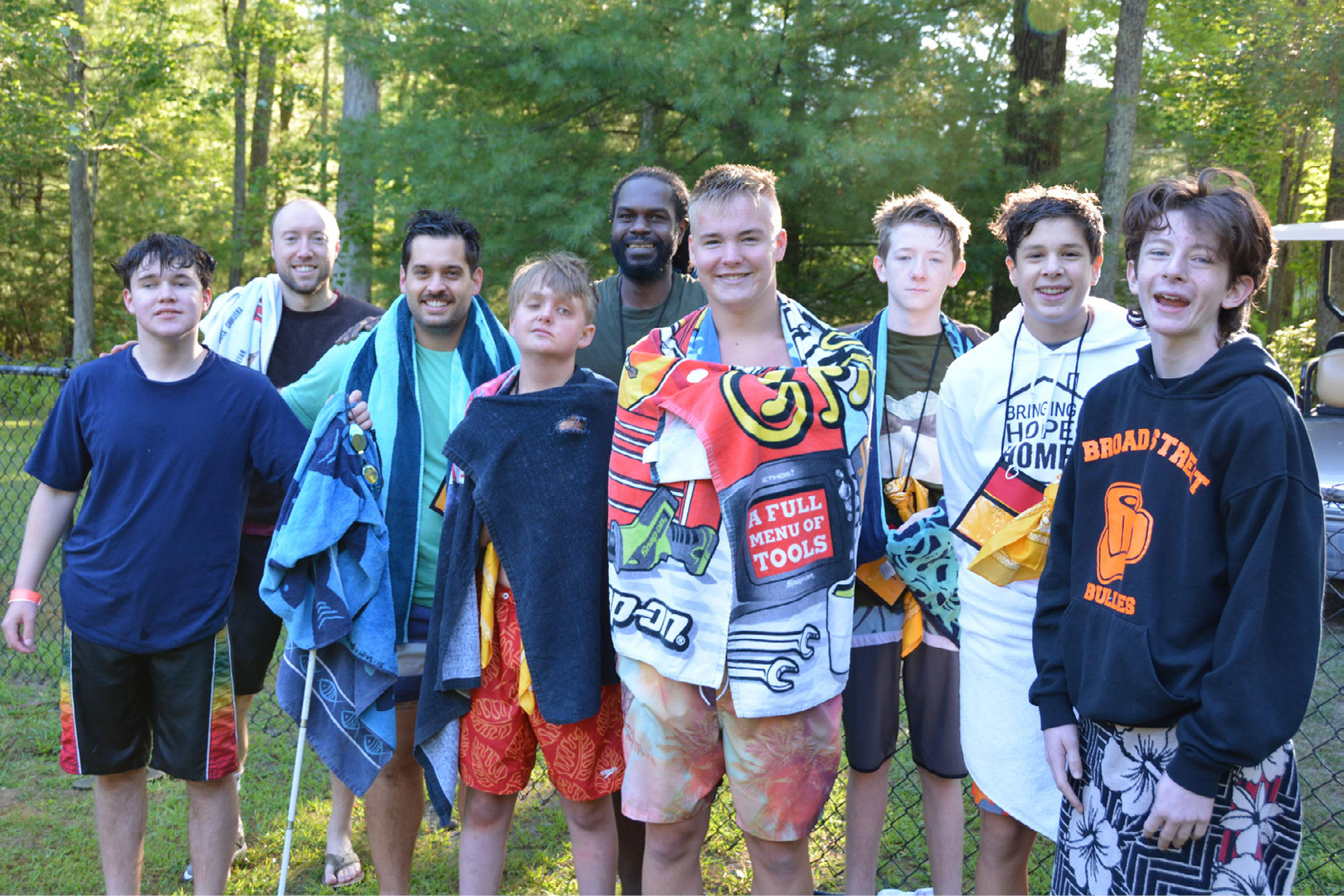 Young Adults Leadership Program3 group of young men at camp