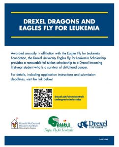 Drexel EFL scholarship flyer