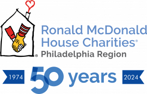 RMHC Philly logo with "50 years"