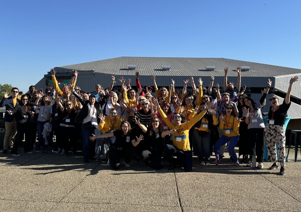 RMHC Philly employees and volunteers cheering